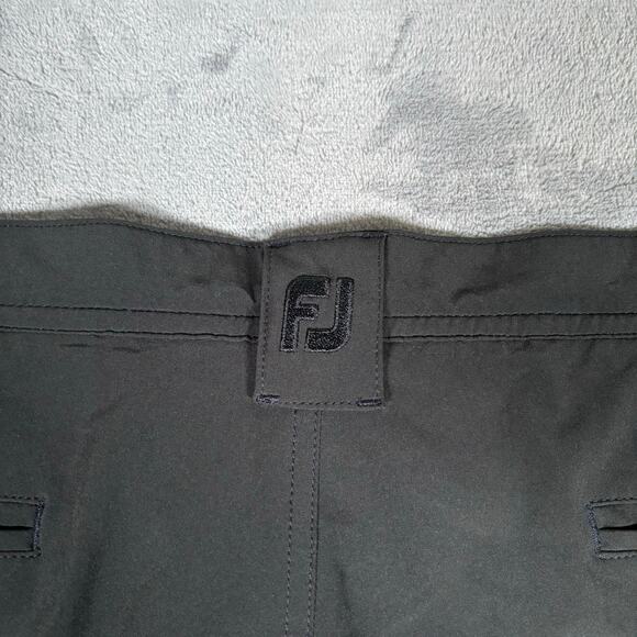 FootJoy Men’s Golf Shorts W40 Black Stretch Performance Moisture Wicking FJ - Picture 4 of 8